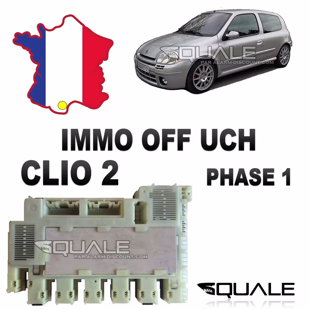 Disattivazione dell'antifurto sull'UCH della Renault Clio 2 fase 1.