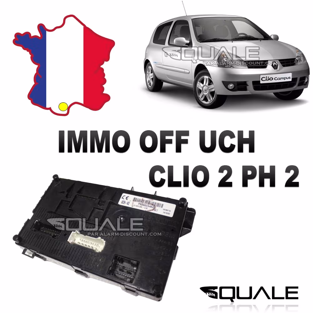 Disattivazione dell'antifurto sull'UCH della Renault Clio 2 fase 2.
