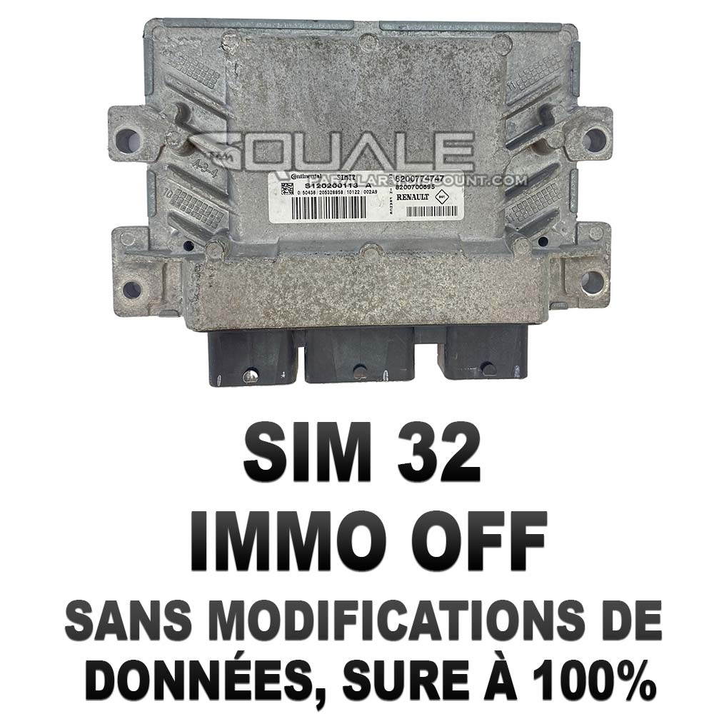 Servizio di rimozione dell'antifurto sul calcolatore SIRIUS 32.