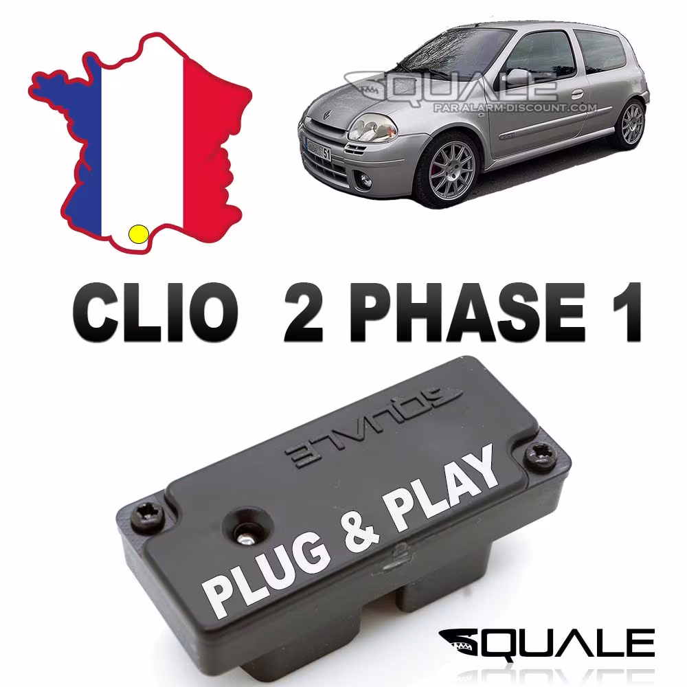 Chiave di disattivazione dell'antifurto RENAULT CLIO 2 fase 1 dal 1995 al 2001.