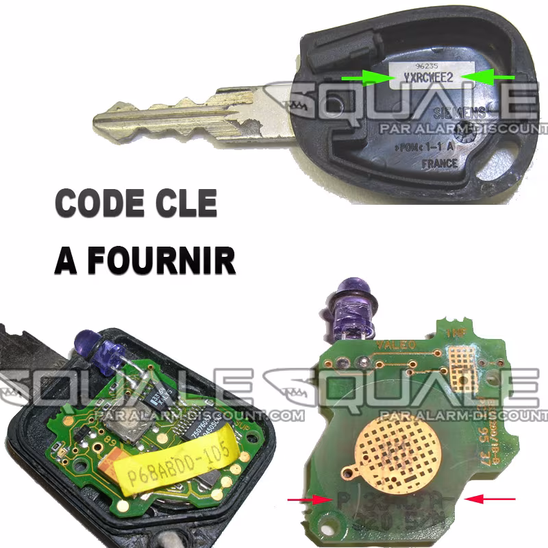 Code clé renault express