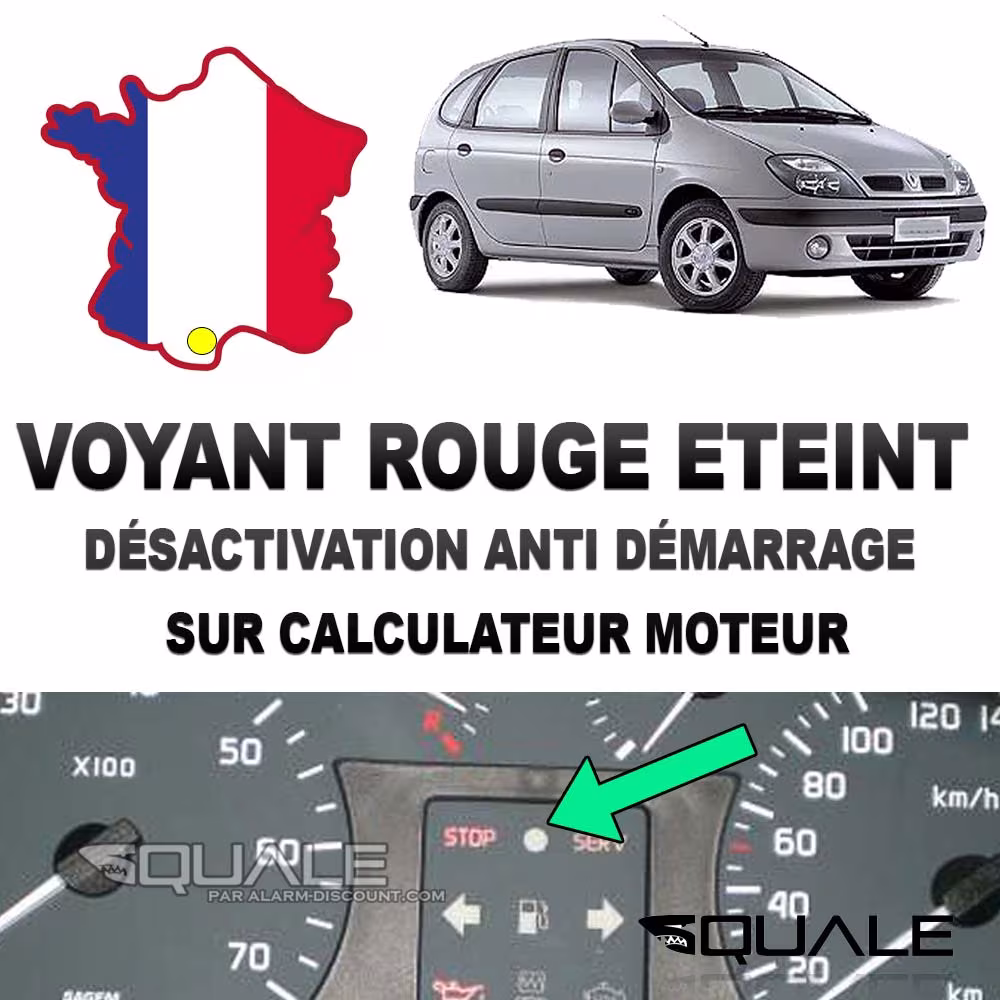 Disattivazione dell'antifurto sul computer di bordo RENAULT SCENIC 1 FASE 2.
