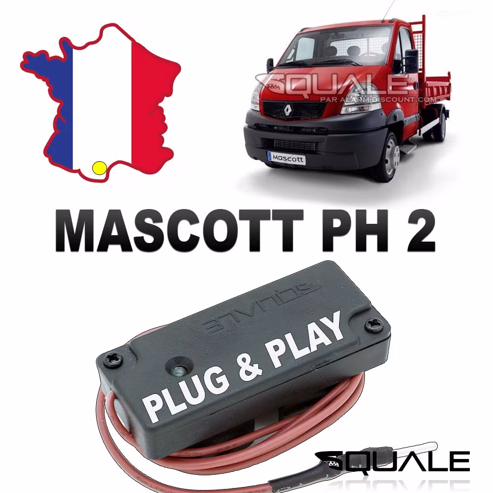 Chiave di disattivazione dell'antifurto RENAULT MASCOTT fase 2 a partire dal 2003.