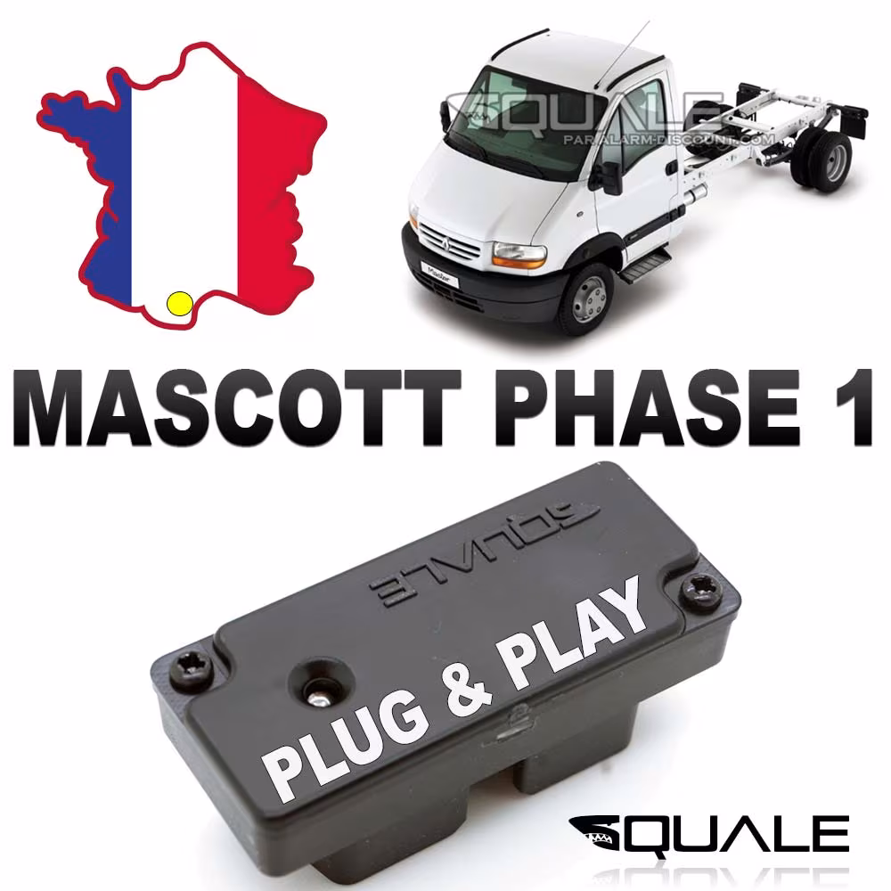 Chiave di disattivazione dell'antifurto RENAULT MASCOTT fase 1 dal 1997 al 2003.