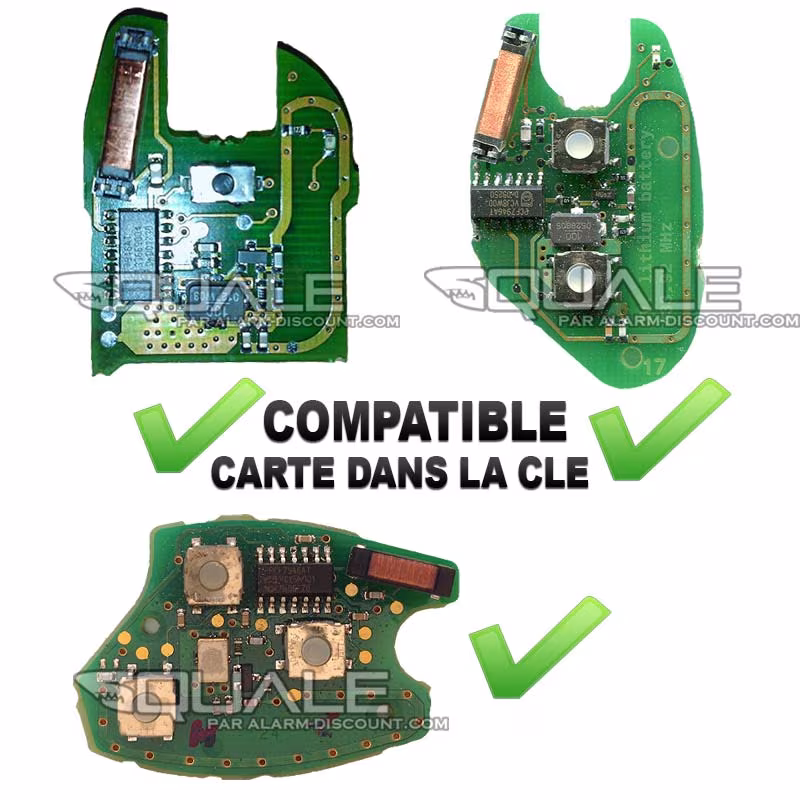 Carte de clé compatible clé de désactivation anti demarrage pour opel vivaro