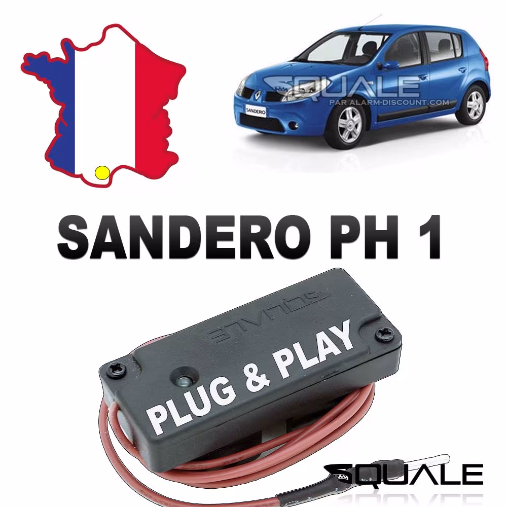 Chiave di disattivazione dell'antifurto DACIA SANDERO fase 1 fino al 2010